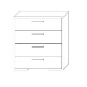 Комод 4Ш Франческа