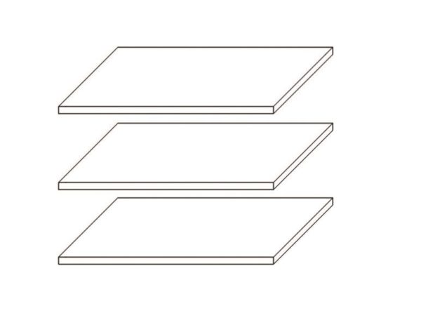 Набір полиць до шафи 3Д Франческа