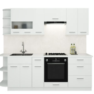 Модульна кухня Аліна біла. Розмір 2,4 метри