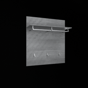 Вішак Флорес сосна фігурна/білий глянець