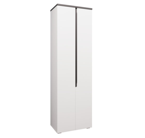 Шафа 2Д Джордан білий/антрацит